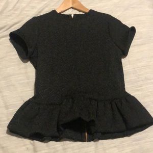 Zara peplum top